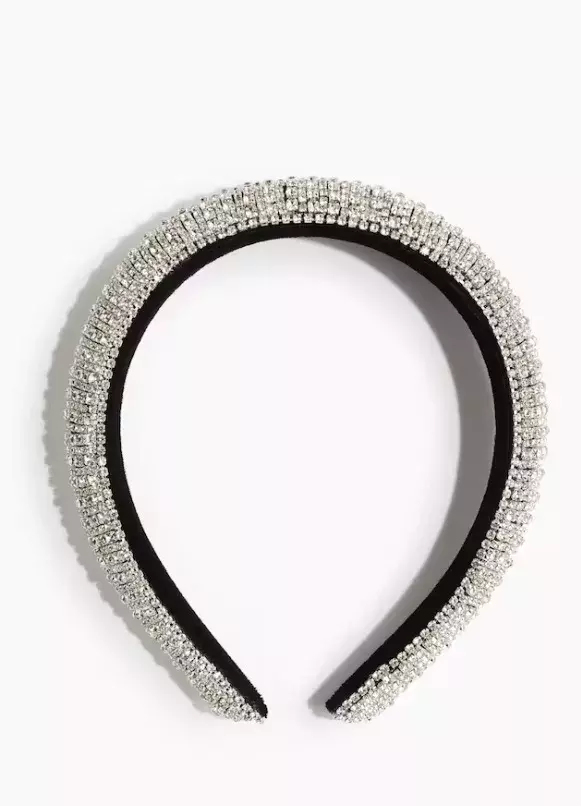 Čelenka zdobená štrasem, H&M, 479 Kč