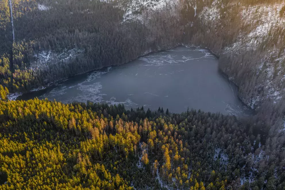 Černé jezero na Šumavě