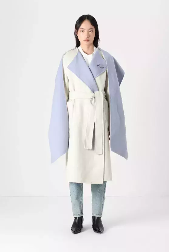 Luxusní šálový kabát, KARL LAGERFELD, 11 980 Kč