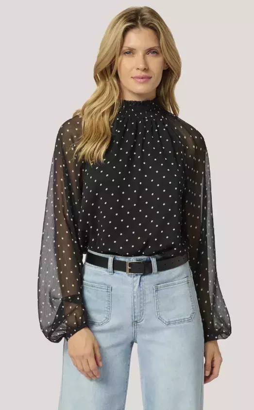 Blůza v průsvitnými rukávy, Kaffe, 768 Kč