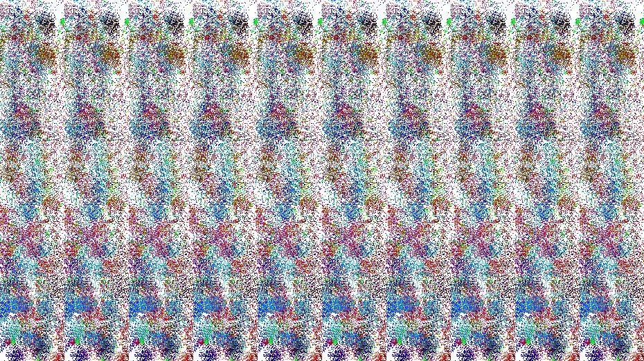 Autostereogramy, optické iluze s ukrytým 3D objektem