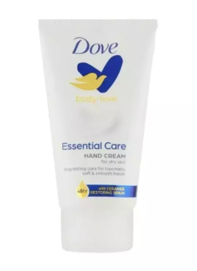 <p>DOVE Body Love Essential Care krém na ruce 75 ml, 65 Kč</p>

