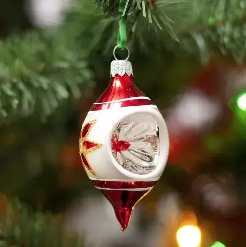 retro vánoční ozdoba