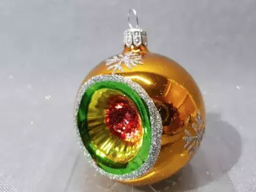 retro vánoční ozdoba