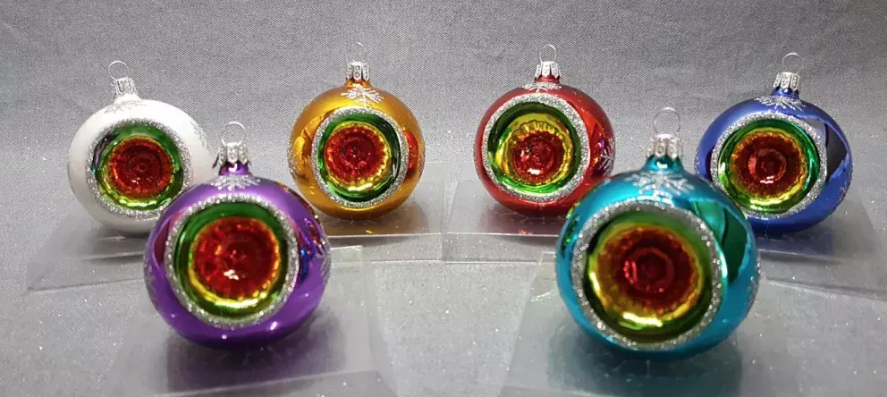 retro vánoční ozdoba