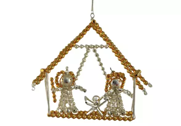 retro vánoční ozdoba