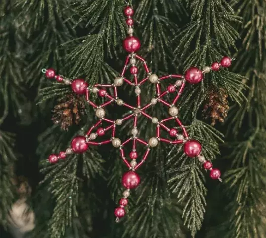 retro vánoční ozdoba