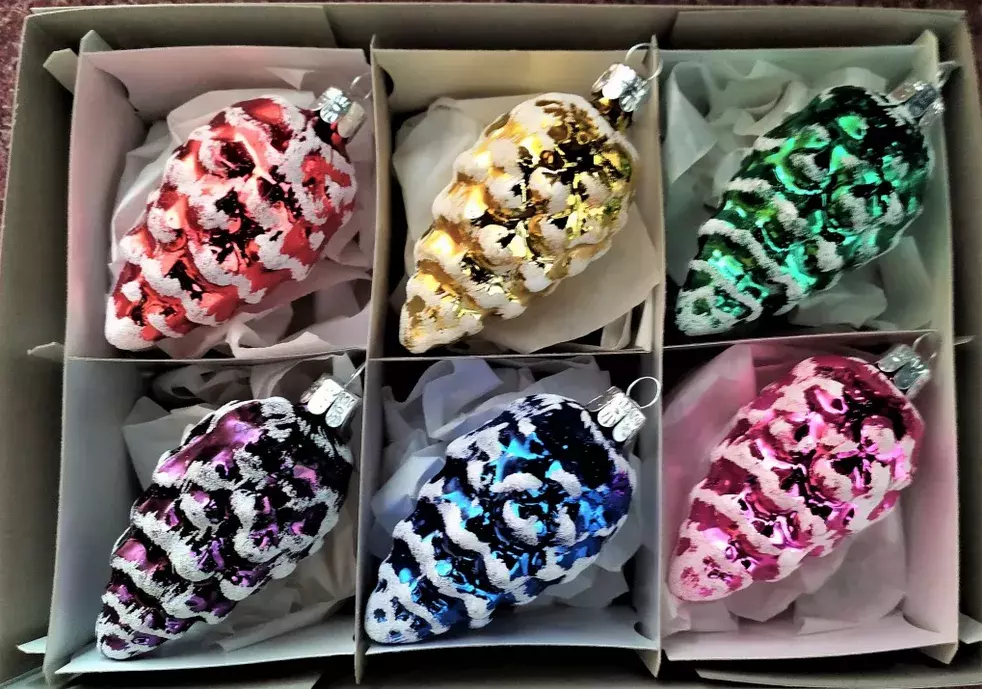 retro vánoční ozdoba