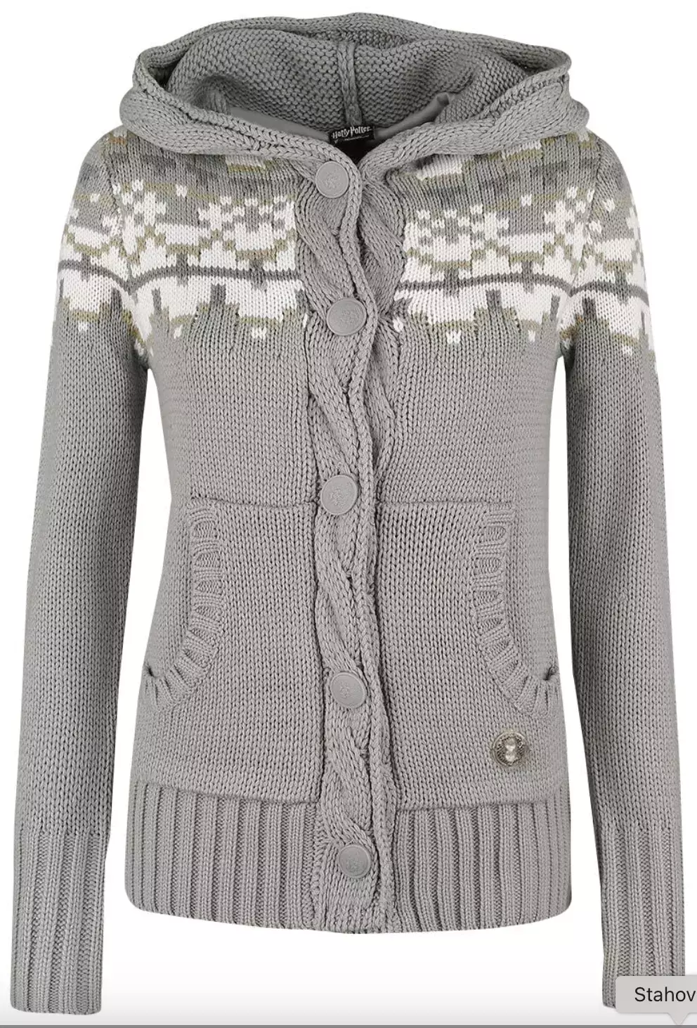 Hermione" Kardigan šedá / béžová od Harry Potter, EMP, 1 521 Kč