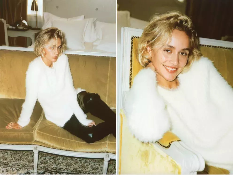 Svetr z huňatého úpletu