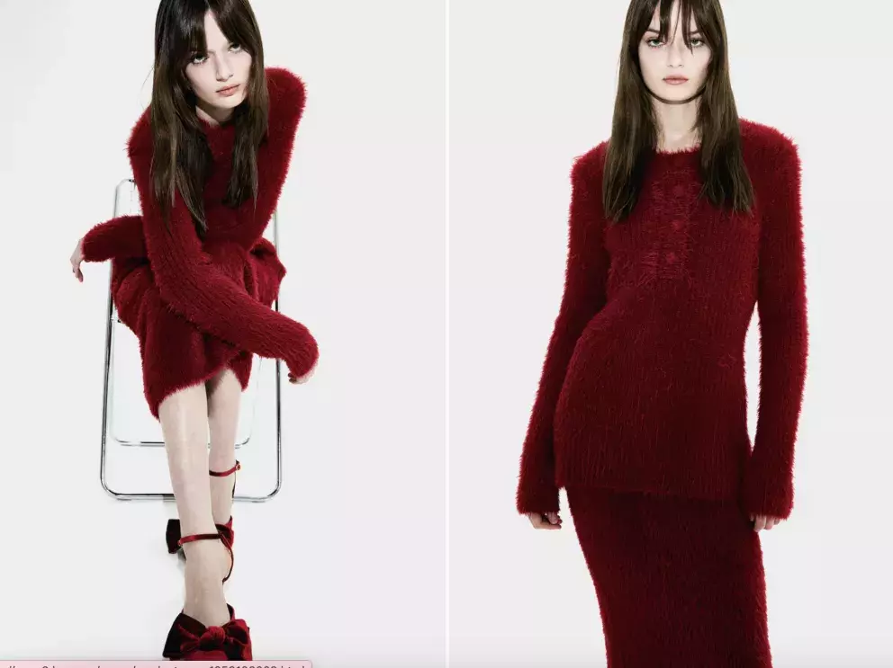 Svetr z huňatého úpletu