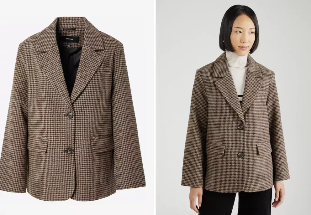 Přechodná bunda 'VMJulie', tmavě béžová