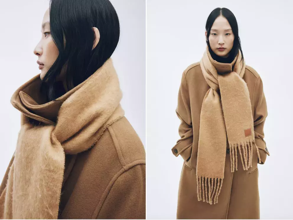 Huňatá šála, různé barvy, H&M, 309 Kč