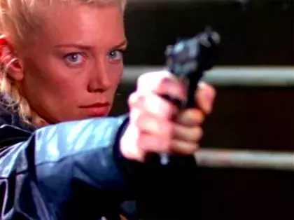 <p>Peta Wilson v seriálu Brutální Nikita</p>

