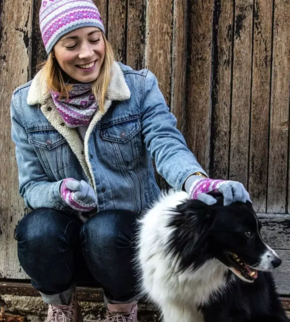 Pletené Merino rukavice