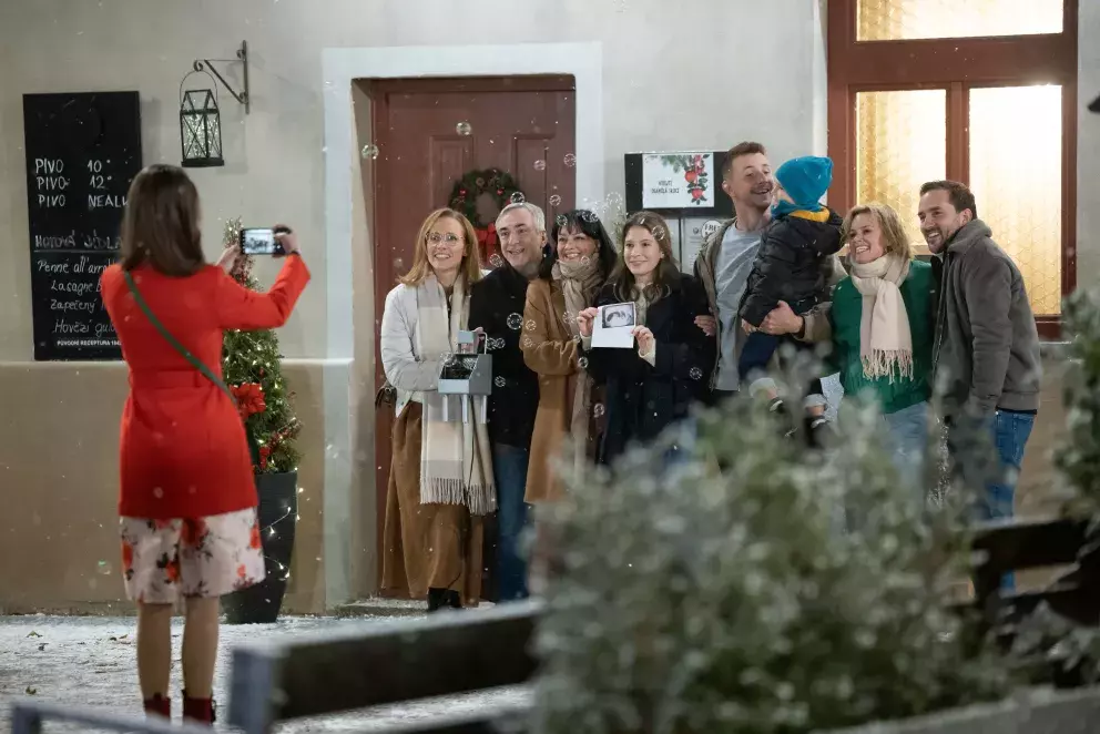 seriál Ulice, Vánoční focení