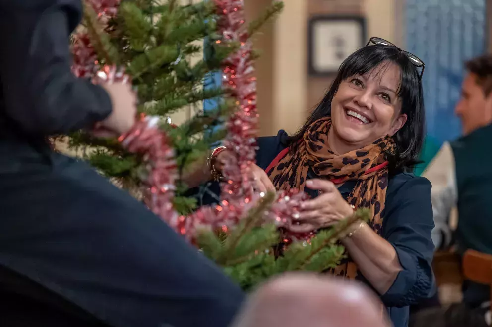 seriál Ulice, vánoční výzdoba