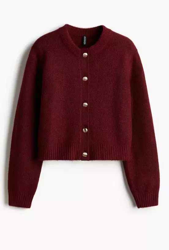 Propínací svetr z jemného úpletu, H&M, 599 Kč