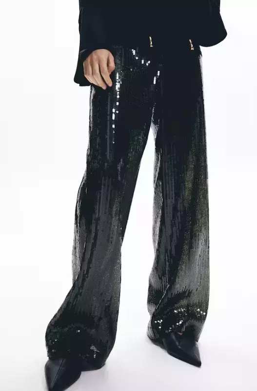 Flitrové kalhoty, H&M, 959 Kč