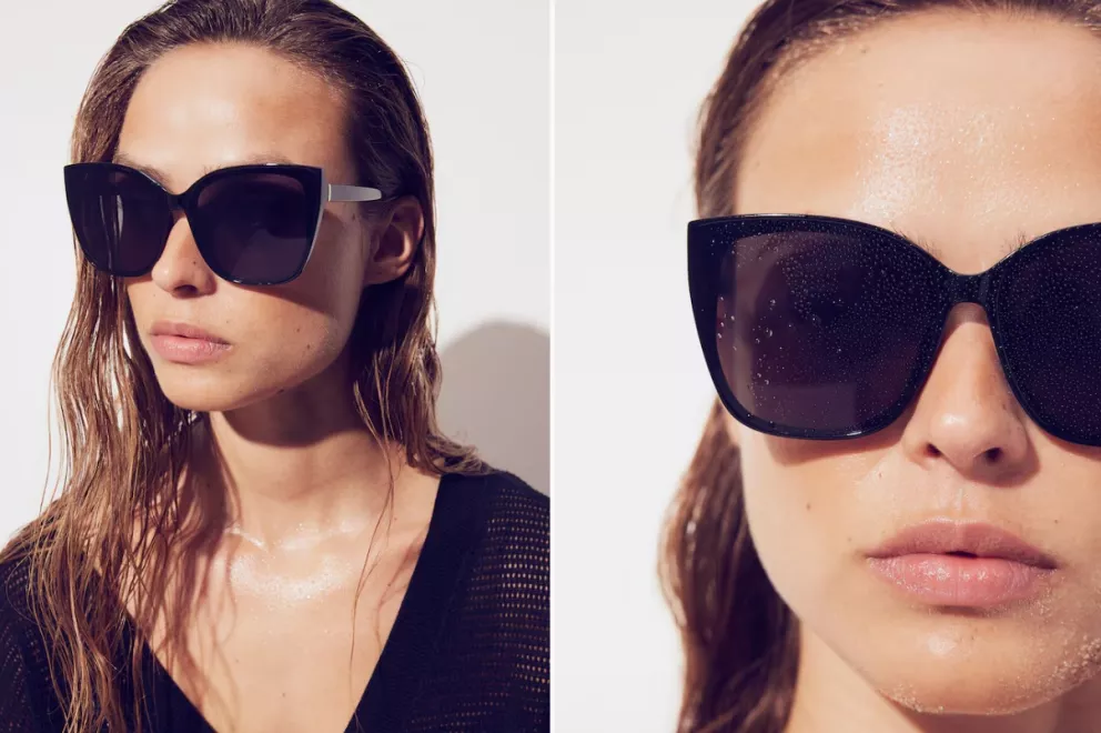 Hranaté sluneční brýle, H&M, 309 Kč