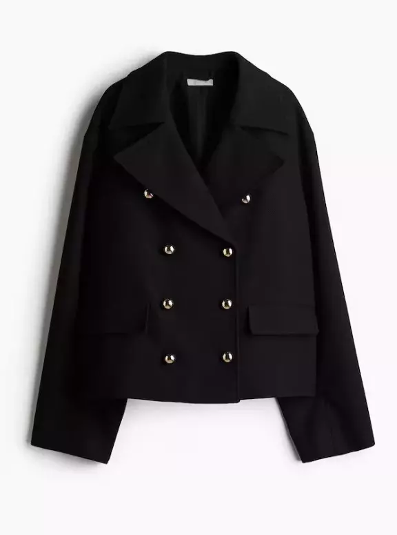 Oversized keprové sako, H&M, 1 459 Kč