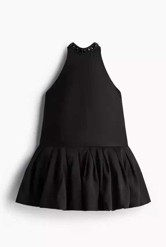 Šaty s bublinovým lemem, H&M, 1 099 Kč