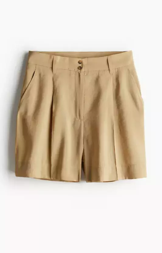 Bermudy z modalové směsi, H&M, 599 Kč