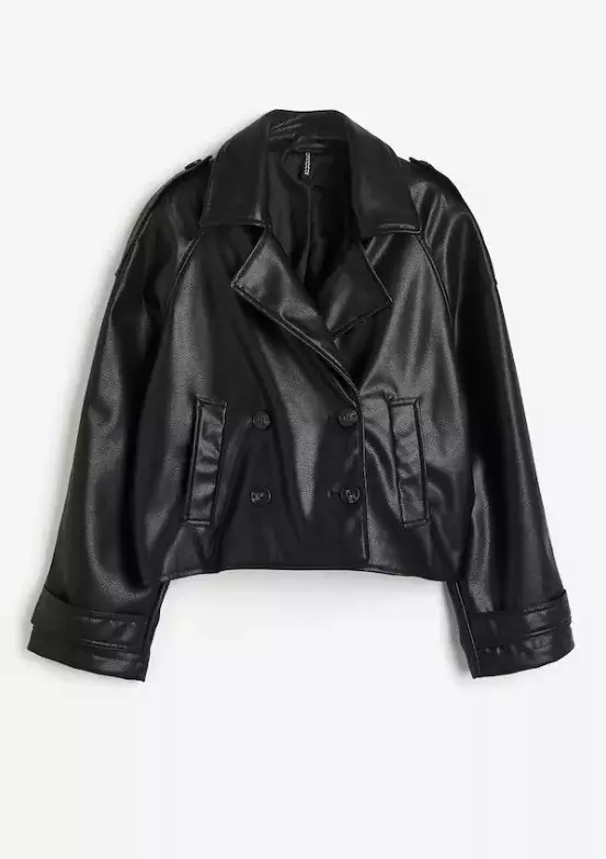 Dvouřadová bunda s povrchovou úpravou, H&M, 1 199 Kč