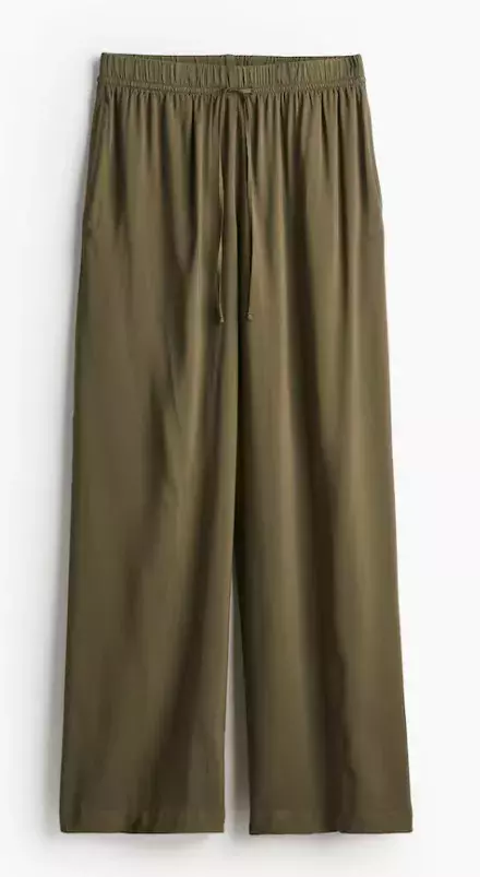 Široké natahovací kalhoty, H&M, 429 Kč