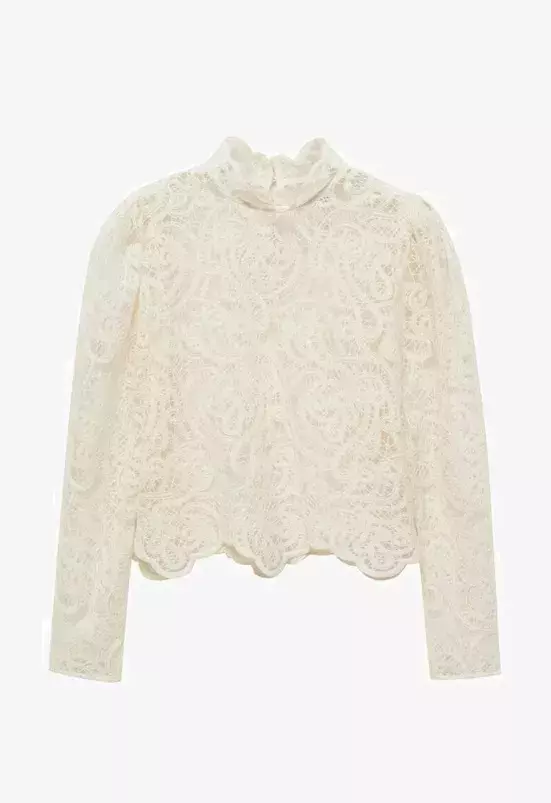 Krajková blůza, Mango, 999 Kč