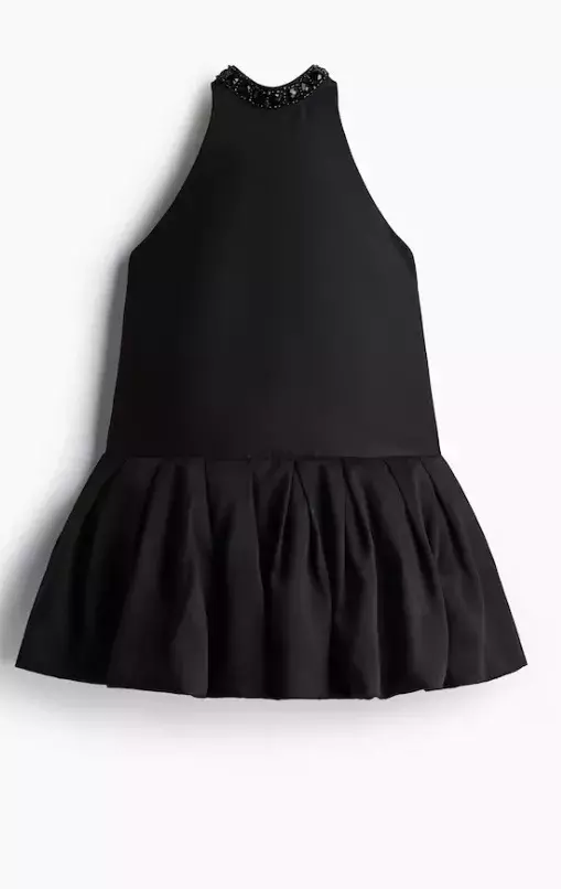 Šaty s bublinovým lemem, H&M, 1 459 Kč