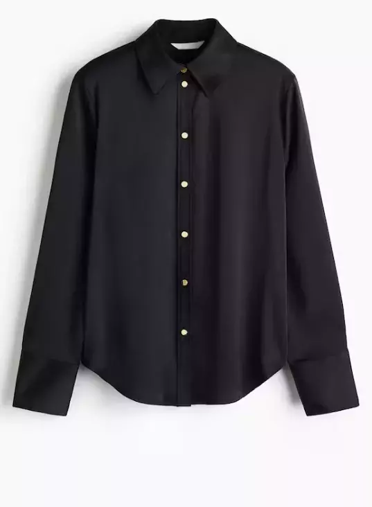 Dámská saténová košile, H&M, 249 Kč