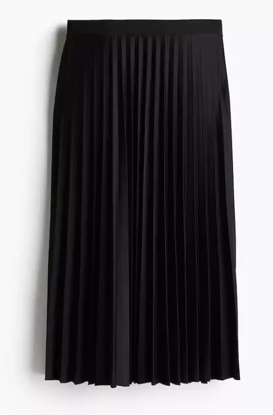Midi plisovaná sukně, H&M, 479 Kč