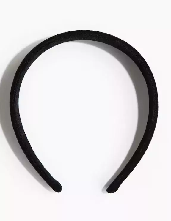 Sametová čelenka do vlasů, H&M, 239 Kč