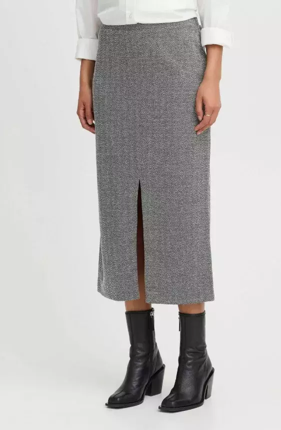 Pouzdrová sukně v midi délce, ICHI, 550 Kč