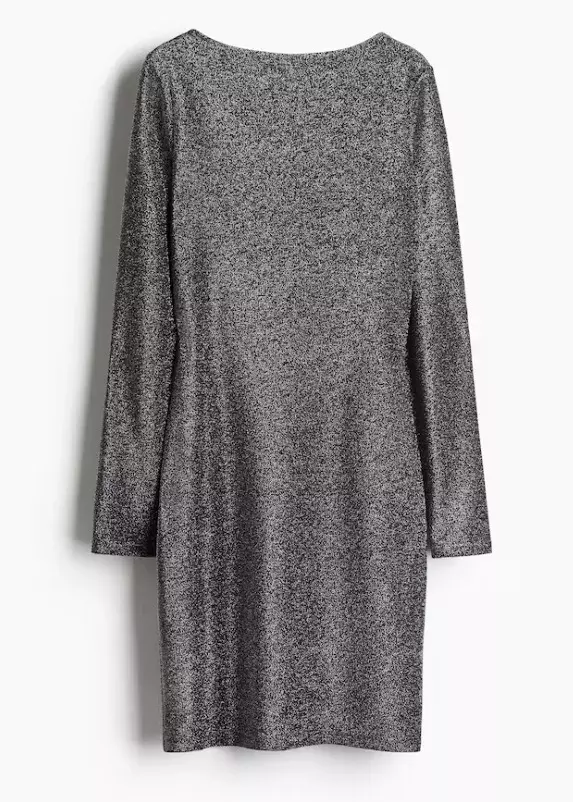 Šaty s lodičkovým výstřihem, H&M, 429 Kč