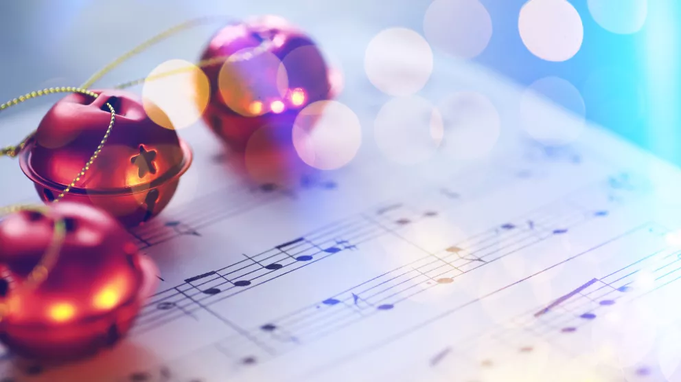 Rolničky na notové partituře