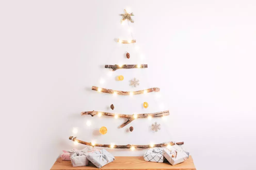 netradiční vánoční stromek