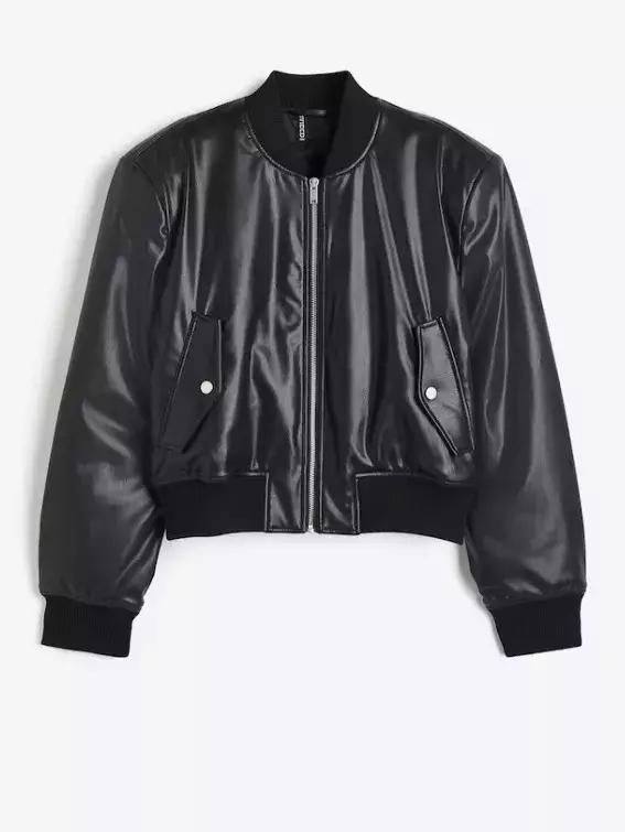 Bomber s ramenními vycpávkami a povrchovou vrstvou, H&M, 429 Kč