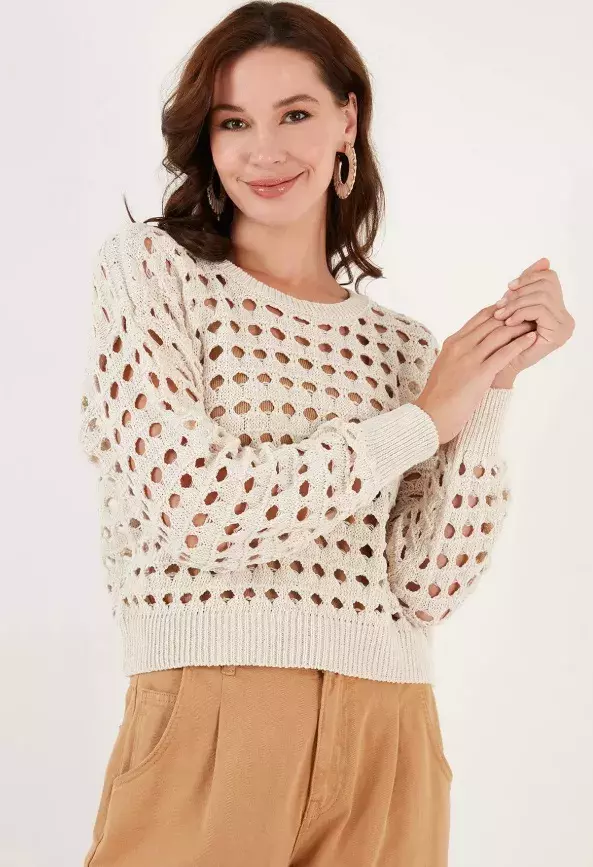 Průsvitný svetr, LELA, 674 Kč