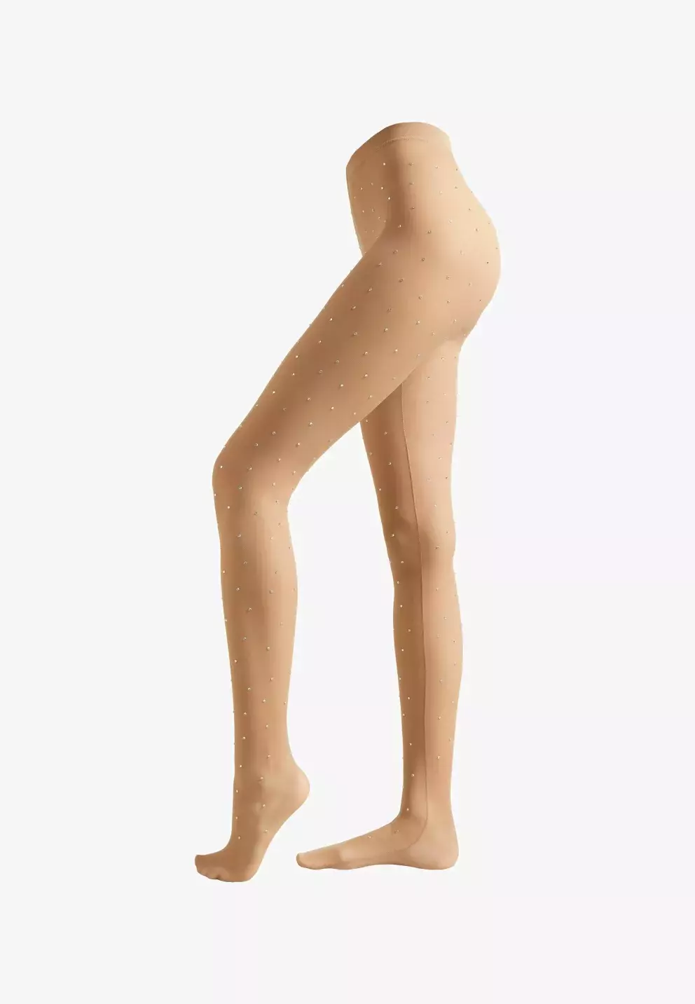 Punčocháče Rhinestones nude tulle strass special edition, Calzedonia, 729 Kč