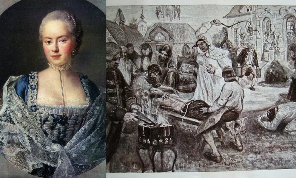 Ruská šlechtična Darja Saltykovova