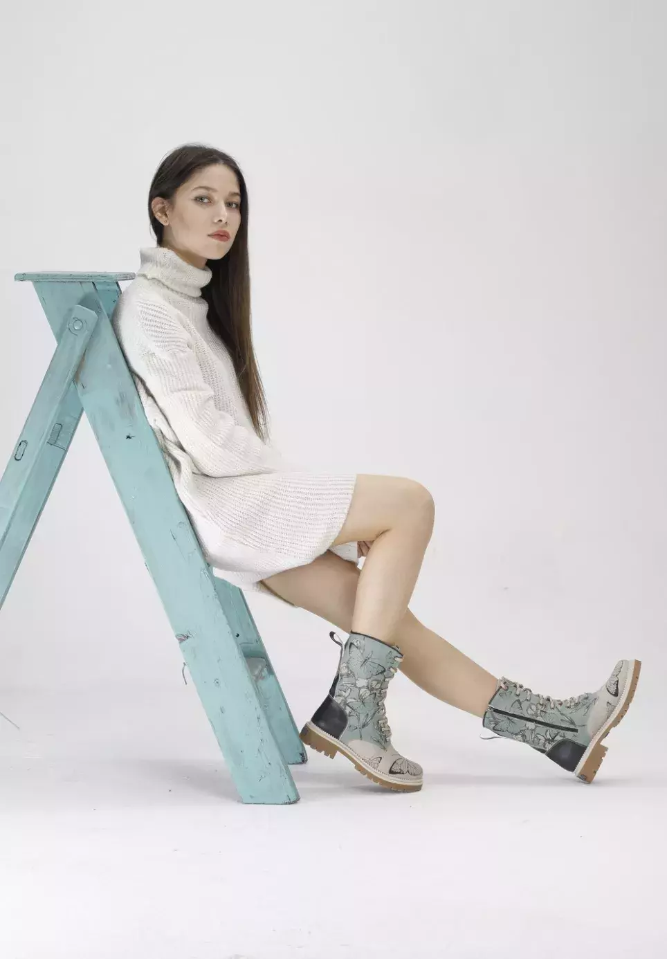 Dámské šněrovací kotníkové boty Goby