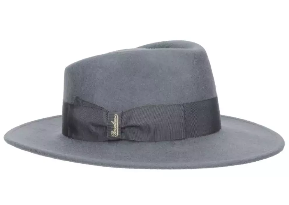 Dámský šedý klobouk Borsalino 