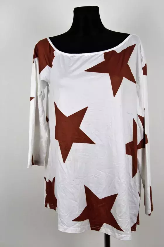 Bílohnědé tričko