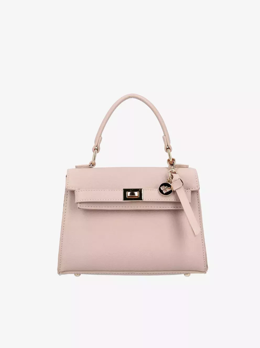 růžová kabela s páskem