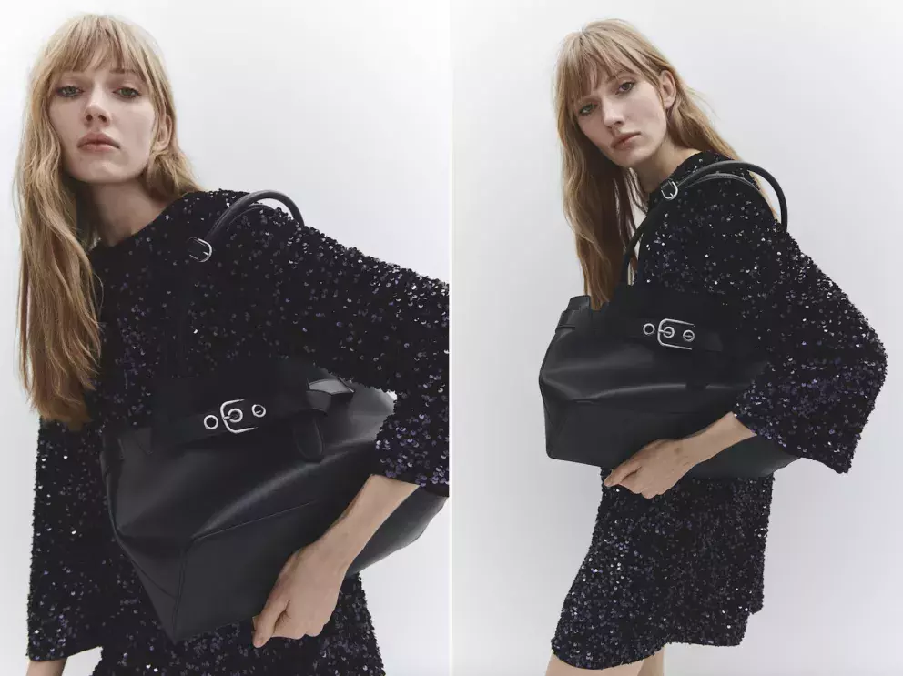 Kabelka tote bag s páskem