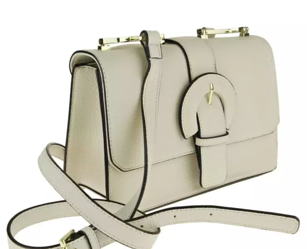 Kabelka smetanová s páskem