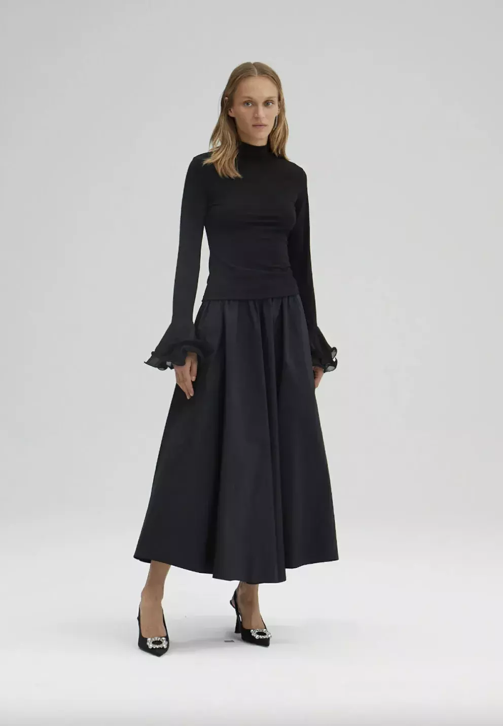 Blůza se šifonovými rukávy