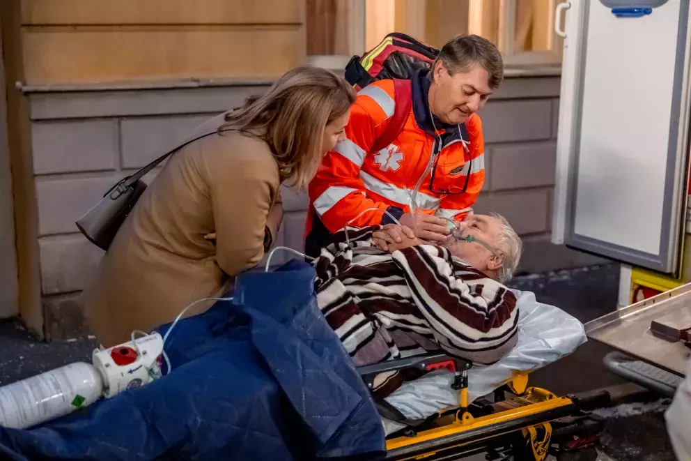 scéna ze seriálu Ulice